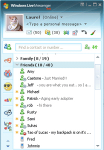 Homepage di MSN Messenger Beta