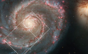Sezione aurea in grafica ma anche in natura: galassia a spirale
