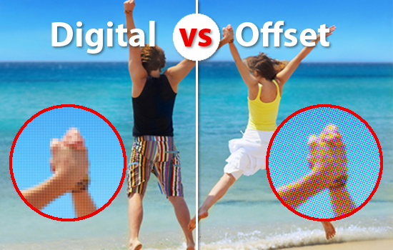 Differenza di stampa tra digitale e offset
