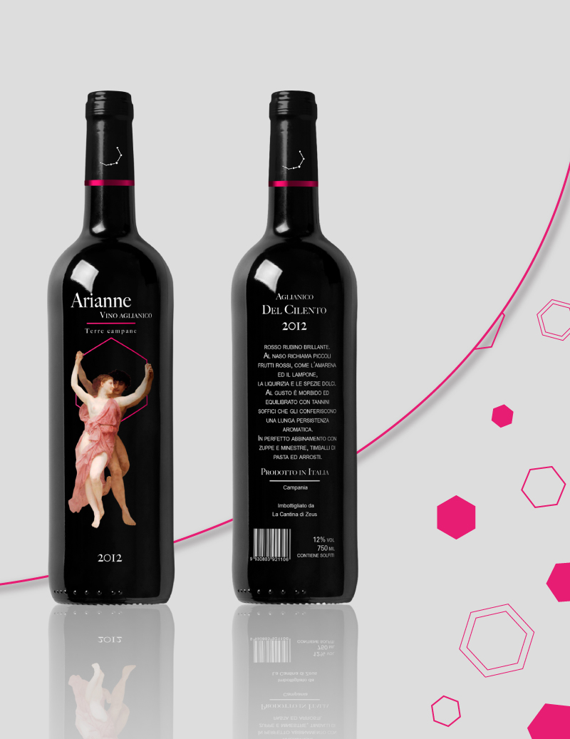 Packaging Portfolio - Bottiglie di vino - Dettaglio