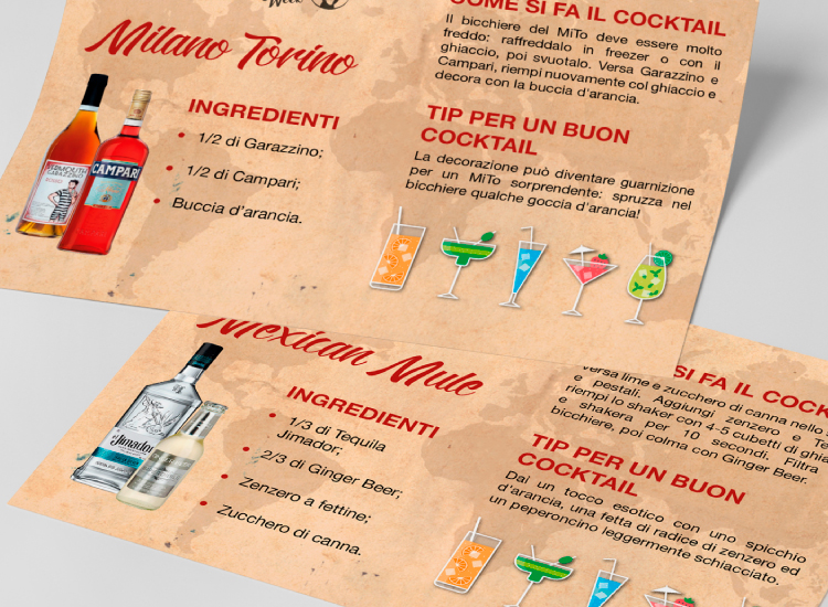 Winelivery Torino Cocktail Week - Grafica e Copywriting per Flyer e post Facebook