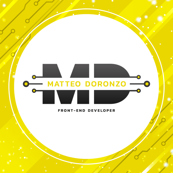 Matteo Doronzo front-end web developer - Gestione social pagina Facebook - Post 0 - Logo