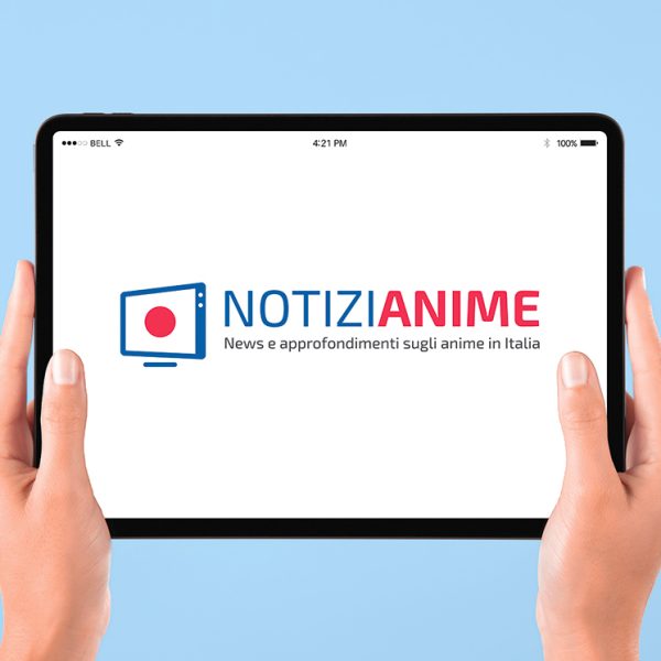 Notizianime - Naming e Logo - Mockup tablet