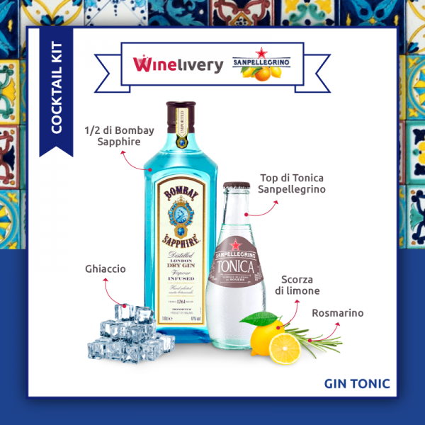 San Pellegrino e Winelivery Facebook post - Gin tonic variante 1