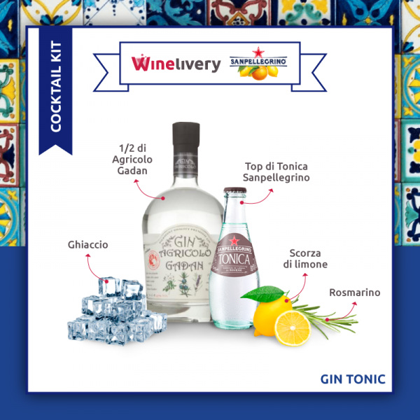 San Pellegrino e Winelivery Facebook post - Gin tonic variante 3