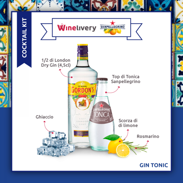 San Pellegrino e Winelivery Facebook post - Gin tonic variante 4