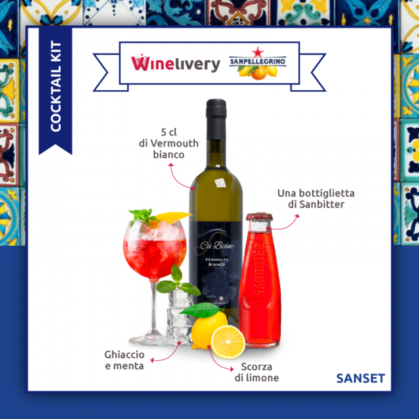 San Pellegrino e Winelivery Facebook post - Sanset